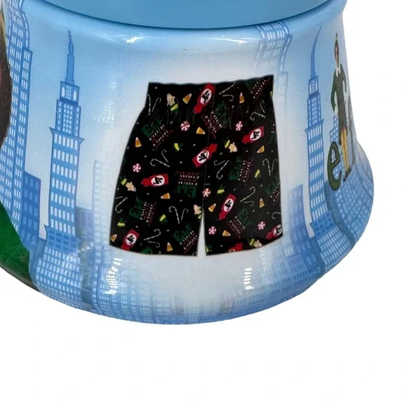 Briefly Stated Mens Cotton Buddy the ELF Christmas Boxers Snow Globe Bank Medium - Picture 4 of 5